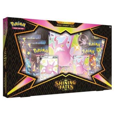 pokemon shining fates premium collection box shiny crobat vmax