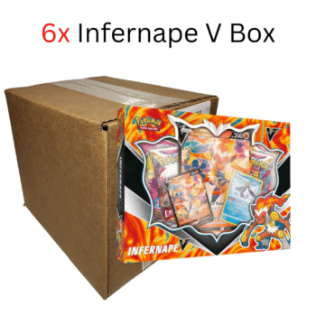 pokemon infernape v box sealed case