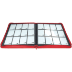 Vivid 12-pocket Zippered PRO-Binder – Red - Afbeelding 2