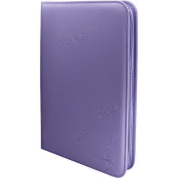 9-pocket purple zippered