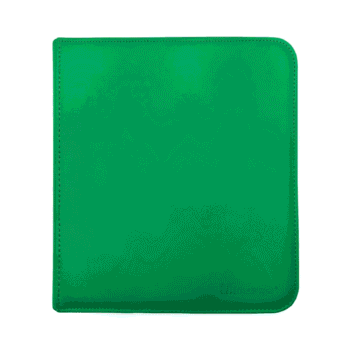 Vivid 12-pocket Zippered PRO-Binder - Green