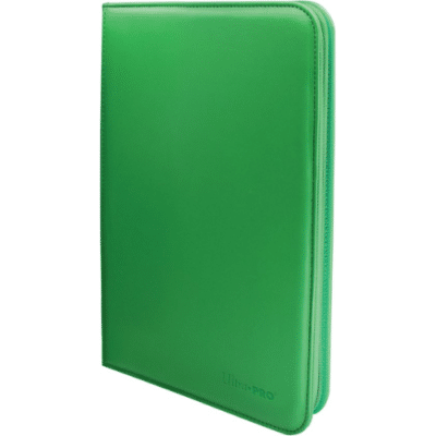 Vivid 9-pocket Zippered PRO-Binder – Green