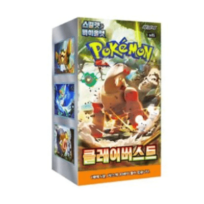 pokemon clay burst booster box korean