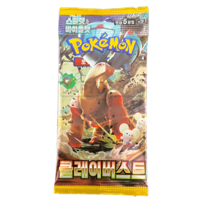pokemon clay burst booster box korean