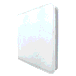 vivid 9 pocket binder white