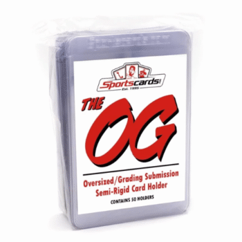 Oversized Grading Semi-Rigid Card Holder (50 Holders)