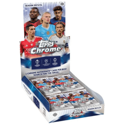 2023-24 Topps Chrome UEFA Club Competitions Soccer Hobby Box