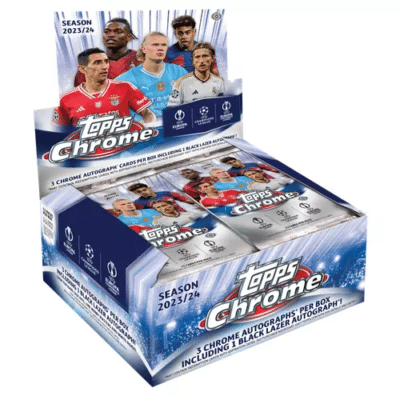 2023-24 Topps Chrome UEFA Club Competitions JUMBO Hobby Box