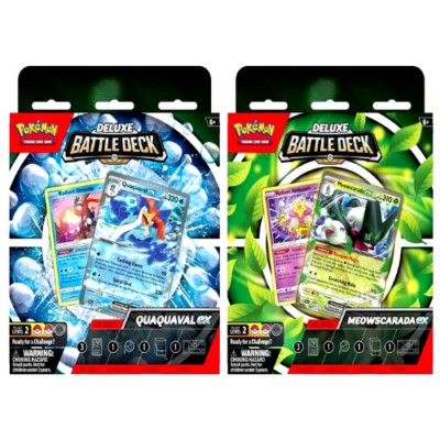 Pokemon Deluxe Battle Deck - Meowscarada/Quaquaval [set van 2]