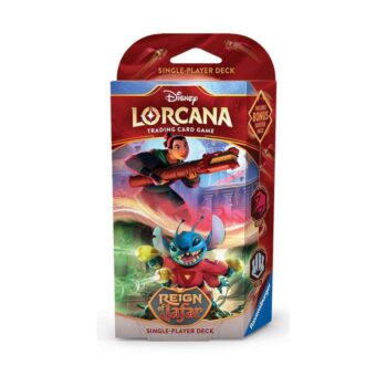 Disney Lorcana Reign of Jafar Starter Deck Ruby & Steel