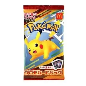 Pokemon TCG McDonald's Happy Set Promo Pack – Pikachu 020/M-P (Japans, 2025)