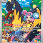 Iono's Kilowattrel Illustration rare (163/159) sv09